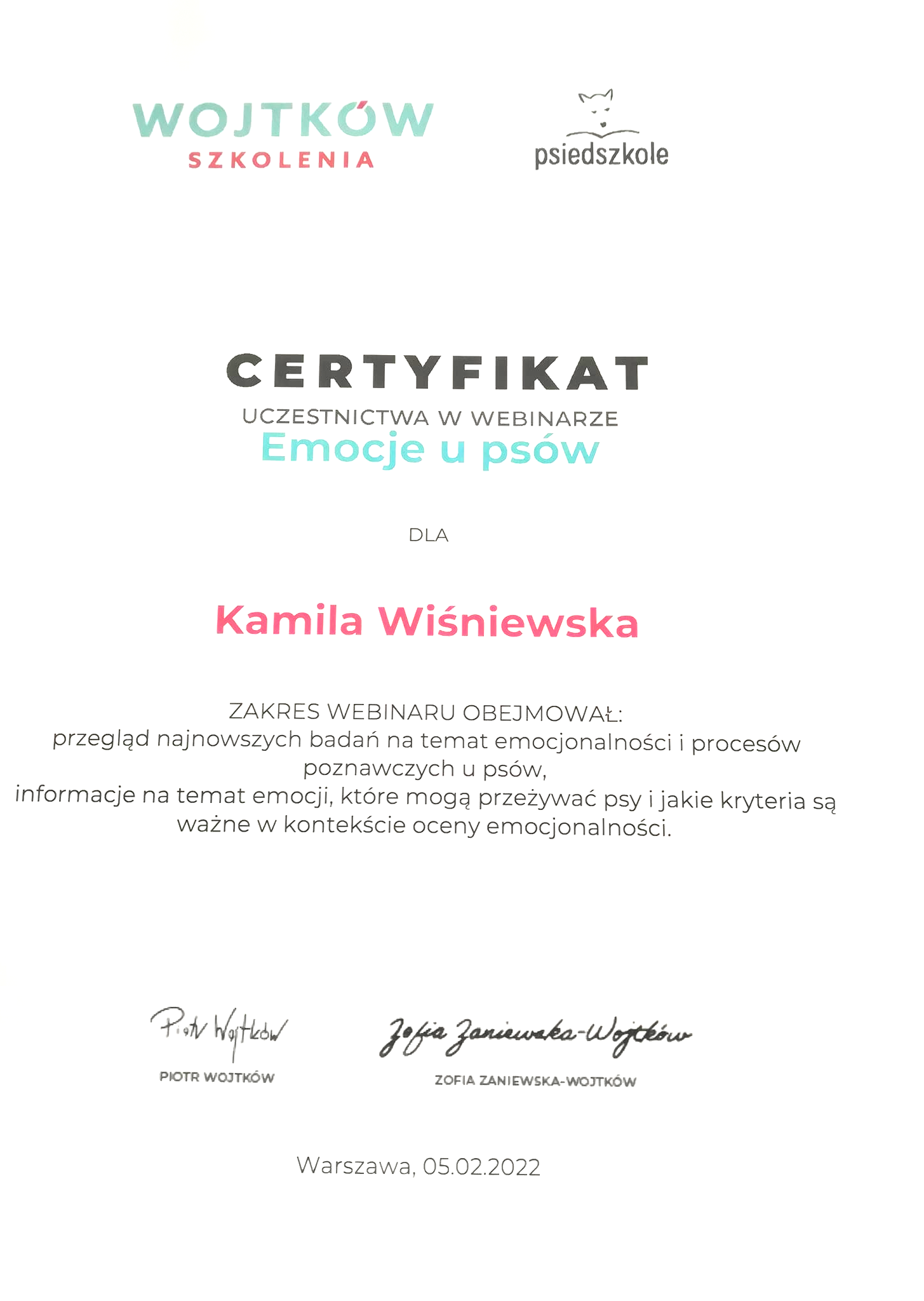 Behawiorysta warszawa